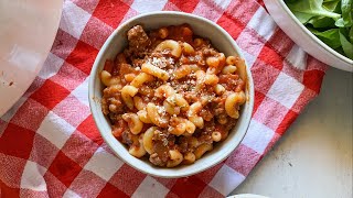 American Chop Suey Recipe [upl. by Nueoras352]