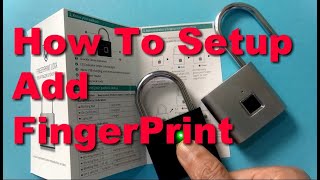 STEP BY STEP SETUP ADD REGISTER DELETE ALL RESET FINGERPRINT PADLOCK ADMINISTRATOR REGISTRATION [upl. by Funk]