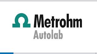 Metrohm Autolab NOVA 2 – EIS Circuit Fit [upl. by Arbmahs211]